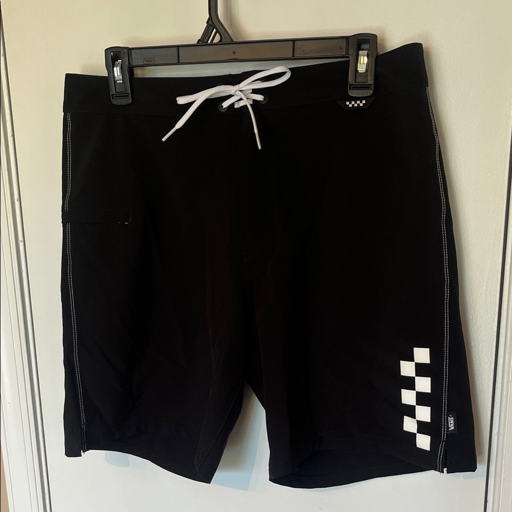 NWT Vans Black Swim Shorts